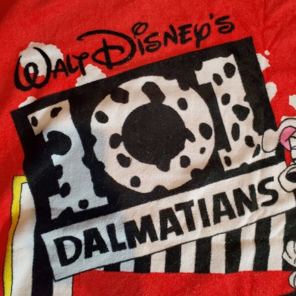 Vintage Walt Disney "101 Dalmatians" Beach Towel 100% Cotton - Picture 3 of 8